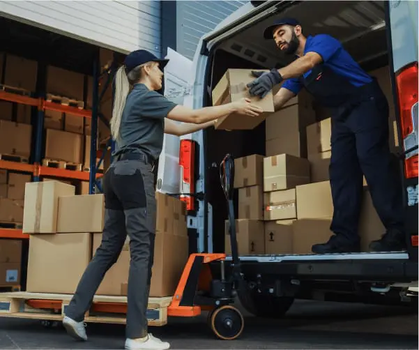 Last Mile Delivery Loading Truck